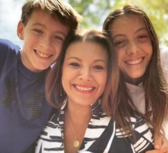 Kiran with her Kids